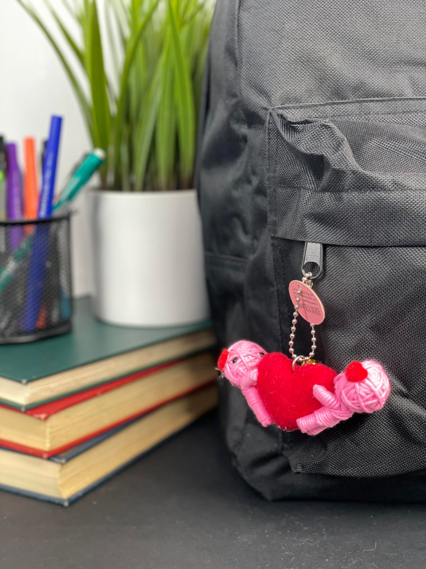 Watchover Voodoo 3-Inch Mother & Daughter Keychain - Handcrafted Gift To Bring Good Luck And Positivity Everywhere You Go