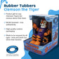 Rubber Tubbers Clemson Tigers (The Tiger) Collegiate Bathtub Toys - Officially Licensed Ncaa Team Mascots, Authentic Sports Memo
