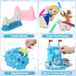G.C Sensory Bin Play Sand Art Kit - Large Frozen Scheme with 2lb Sand, Molds & Princess Figure, Perfect Gift for Kids Ages 3-8