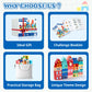 Vigorfun 100 Pcs Wooden Building Blocks Set - City Builder Stacking Toy With Storage Bag, Montessori Preschool Toys For Kids Tod