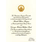 American Coin Treasures Official Ronald Reagan First Presidential Inauguration Invitation