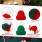 12 Pcs Christmas Elf Accessories Clothes For Elf Doll Christmas Elf Kit Includes Elf Doll Hats, Socks, Gloves, Scarf Sets For Christmas Elf Dolls Costume Decoration, Doll Is Not Included (Cute Style)