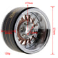 Meus Racing 1.9'' Beadlock Wheels Rims, 120.5G Brass & Aluminum Deep-Dish Wheels For 1/10 Rc Crawler Scx10 Trx4 Vs4-10 Gen8 (B-C