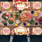 Gisgfim 96 Pcs Rosh Hashanah Plates And Napkins Party Supplies Shana Tova High Holy Day Tableware Set Jewish New Year Party Deco