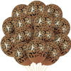 Gejoy 36 Pcs Cheetah Balloons Leopard Print Balloons 12 Inch Spots Latex Leopard Jungle Animal Decorations for Cheetah Zoo Theme