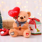 Gloveleya For Mom Plush Teddy Bear Holding Balloon Heart I Love You Lover'S Gifts Brown 7'