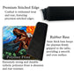 Trex Stained Glass Premium Stitched Card Game Playmat - By Digital Sorcery Studio - Compatible With Mtg And Other Trading Card G