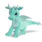 Aurora Willow Dragon Plush Toy - 12" Green Polyester Model 30838