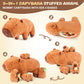 Suzzipals 5-In-1 Capybara Stuffed Animals With Babies Inside, 5Pc Set Capybara Plush With Mommy & 4 Babies, Capybara Plushies, C