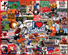 White Mountain - I Love Football, 1000 Piece Jigsaw Puzzle, Football Puzzle, Nfl
