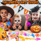 Bulk Halloween Sticky Hands Party Favors for Kids 100 Pcs, Boo Basket Goodie Bag Stuffers for Toddlers, Halloween Treats Non Can