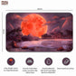Paramint Blood Moon Shinto Temple (Stitched) - Mtg Playmat - Compatible With Magic The Gathering Playmat - Play Mtg, Yugioh, Tcg - Original Play Mat Art Designs & Accessories