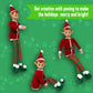 The Original Elf 12" Plush Christmas Elf Doll - Poseable Cotton Shelf Sitter, White - Perfect for Decorations & Gifts