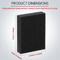 Card Dividers For Storage Boxes Trading Box Dividers Multifunction Card Sponge Shock Absorbing Sponge Suitable For Almost All Boxes To Fill Extra Space For Card Security, Black (40 Pcs)