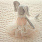 Inspired By Jewel Daisy The Elephant Premium Quality Floppy Elephant Plush Doll Gift With Delicate Pink & Lace Tutu | Elegant Feather & Pearl Details | Playable Toy With Movable Legs & Huggable Arms