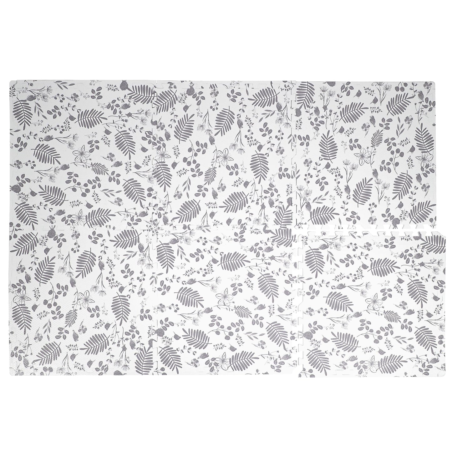 Stylish Extra Large Baby Play Mat. Soft, Thick, Non-Toxic Foam Covers 6 Ft X 4 Ft. Expandable Tiles With Edges Infants And Kids