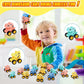 18 Pcs Mini Dinosaur Pull Back Cars For Kids Racing Vehicles Toys With Storage Box Bulk Children Dino Cars Party Favors Supplies
