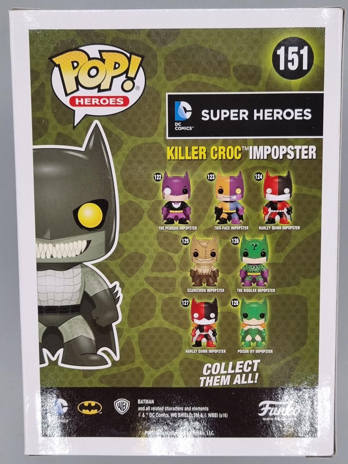 Funko Pop! Heroes: Batman - Killer Croc Impopster #151 Vinyl Figure