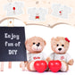 Litherr S 3 Pcs Sublimation Stuffed Animal Shirt Fit 8-12 Inch Blank Stuffed Bear Clothes Plush Bear Tshirts Tee Shirt For Diy M