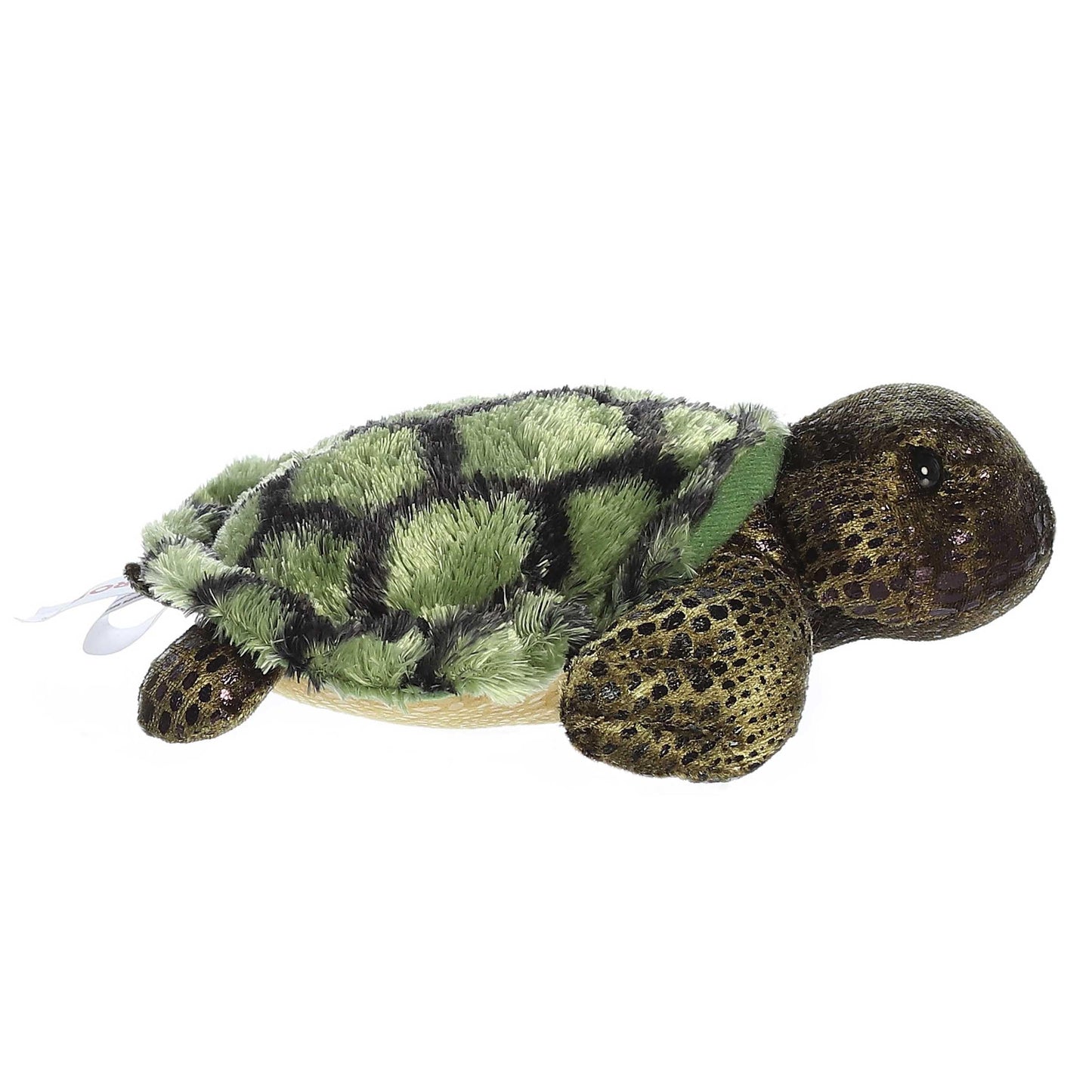 Aurora Adorable Mini Flopsie Splish-Splash Stuffed Animal - Playful Ease - Timeless Companions - Green 8 Inches
