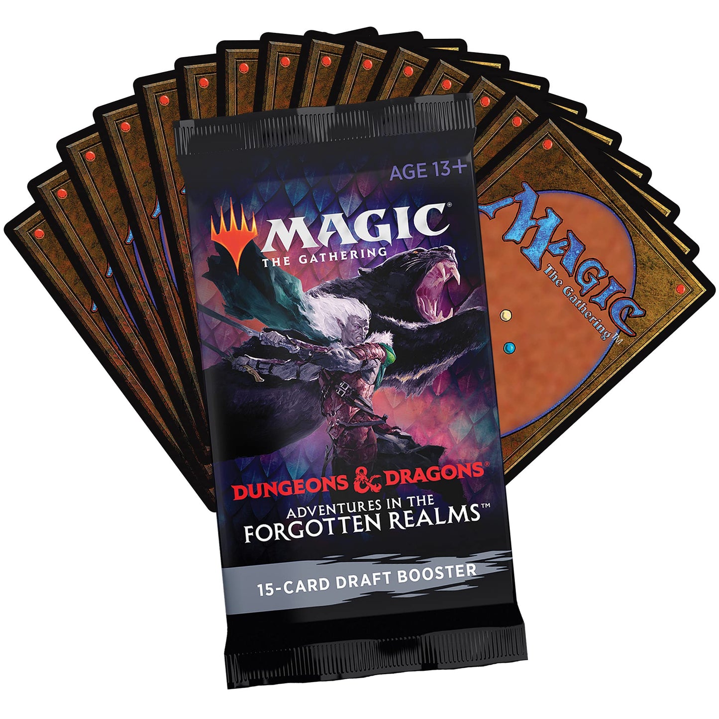 Magic The Gathering Adventures In The Forgotten Realms Draft Booster Box, 36 Packs