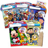 Assortment Boys Bundle of 5 Imagine Ink Coloring Book Featuring Favorite Cartoon Characters Mess Free Invisible Ink Pens