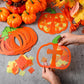 Chiisong 24 Sets Religious Pumpkin Crafts Kit DIY Tissue Paper Sign Crafts for Back to School Fall Harvest Thanksgiving Religiou