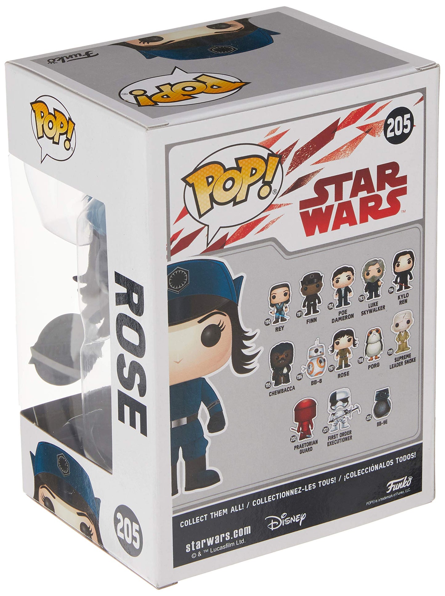 Funko - Figurine Star Wars Les Derniers Jedi - Rose In Imperial Suit Speciality Month Pop 10Cm - 0889698147651