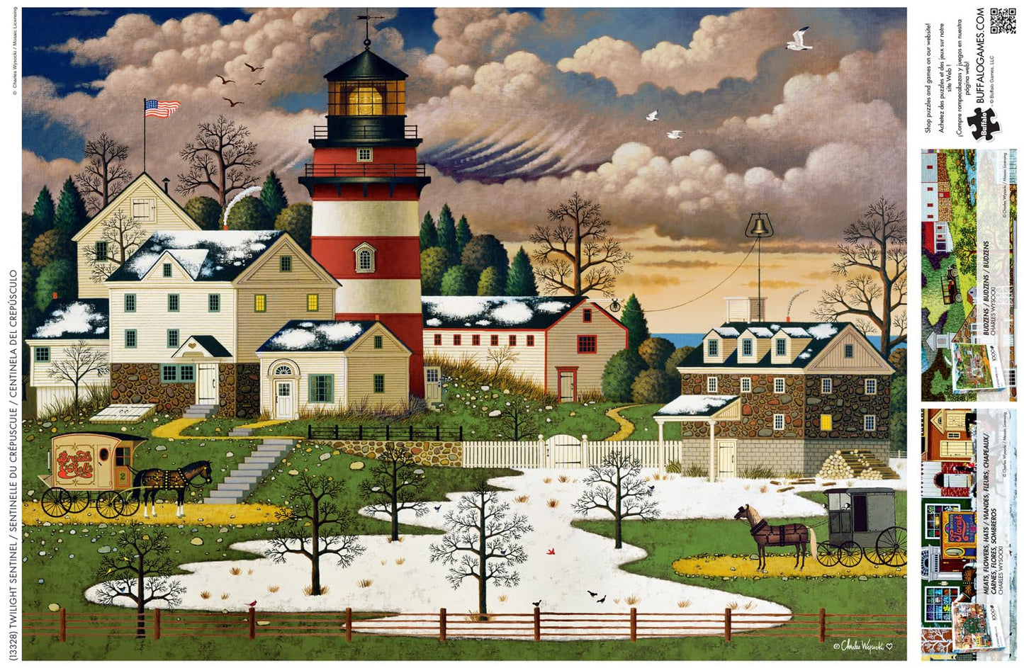 Buffalo Games - Charles Wysocki - Twilight Sentinel - 1000 Piece Jigsaw Puzzle For Adults -Challenging Puzzle Perfect For Game N