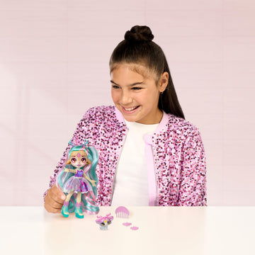 Magic Mixies Pixlings Deluxe Pack - Deerlee The Deer, Shimmer Reveal, Create & Mix Potion, Includes Mini Mixies & 6 Hair Accessories