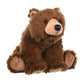 WILD REPUBLIC Brown Bear Plush Toy - Cuddlekins 12" Stuffed Animal, Soft Plush Gift for Kids, Model 10924