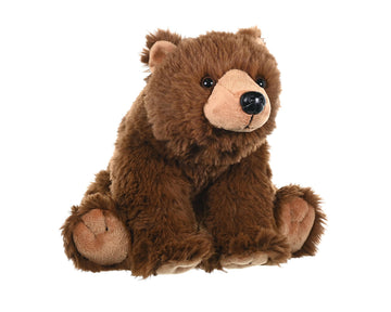 WILD REPUBLIC Brown Bear Plush Toy - Cuddlekins 12" Stuffed Animal, Soft Plush Gift for Kids, Model 10924