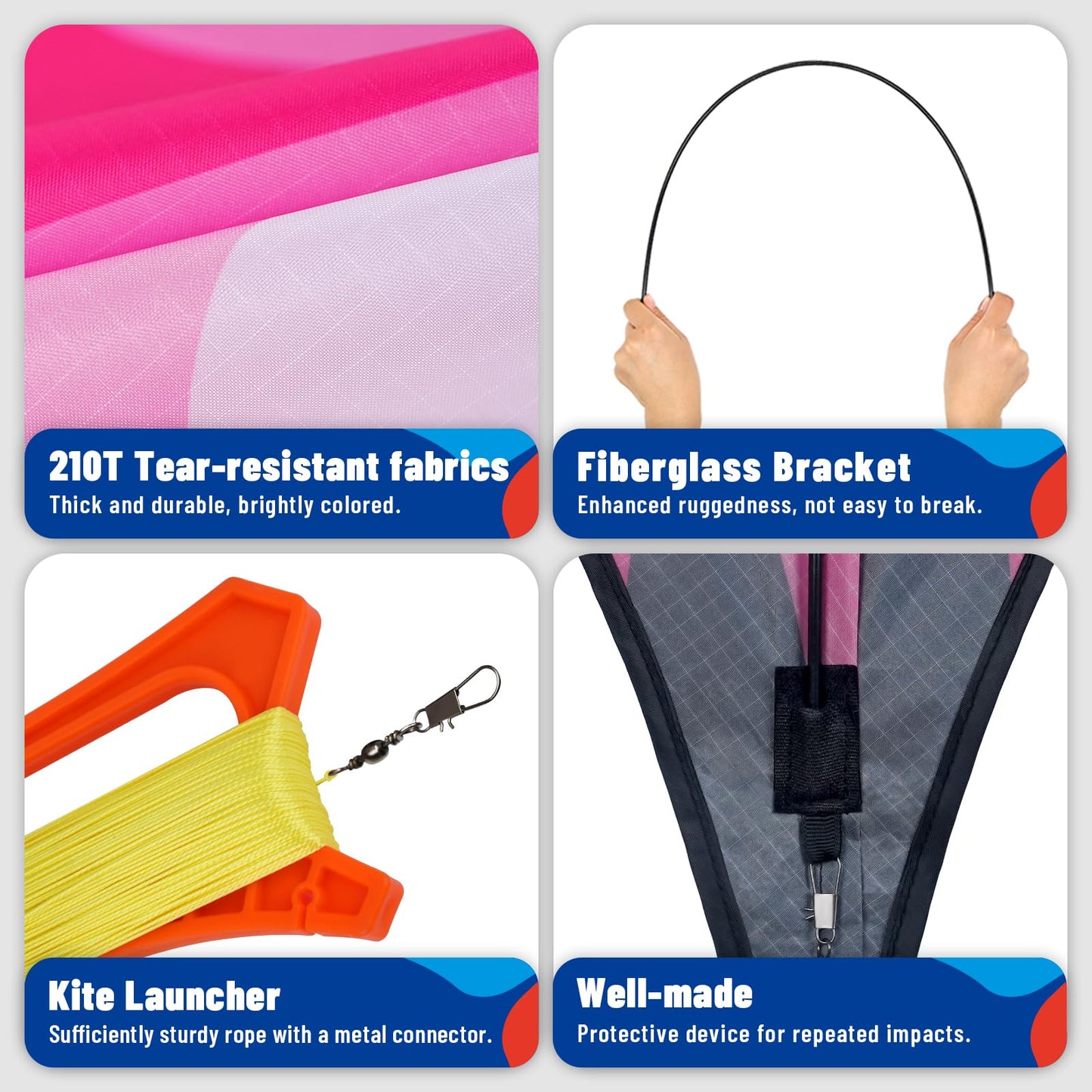 Sgftre Delta Kite Easy To Fly Outdoor Kite For Boys And Girls, Sturdy & Durable High-Altitude Flying, Perfect, Great For Outdoor