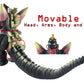 Twcare Space Godzilla Toy Action Figure, 1994 Movie Monster Series Spacegodzilla Soft Vinyl, Carry Bag