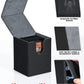 Zlca Card Deck Box For Mtg Yugioh Tcg, Card Storage Box With Dividers Holds 100+ Sleeved Cards, Premium Card Deck Case Compatible With Ccg Trading Cards (Black,Cthulhu)