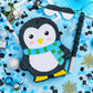 Lewtemi 15.1 Inch Penguin Piñata Winter Penguin Party Supplies Candy Animal Piñata With Stick Confetti And Blindfold Gift For Boy Girl Adult Winter Theme Birthday Party Supplies Decorations(Classic)