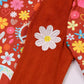 Gorkonpy Hippie Costume For Girls Kids 70S 60S Costume Outfits Halloween Party Dress Up (6-7 Years)