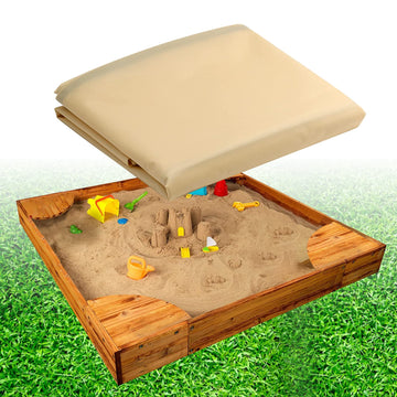 Hoypeyfiy Sandbox Protective Cover With Drawstring (47 * 47 Inches, 59 * 59 Inches) - Kids Sandpit Cover For Sand And Toys Prote