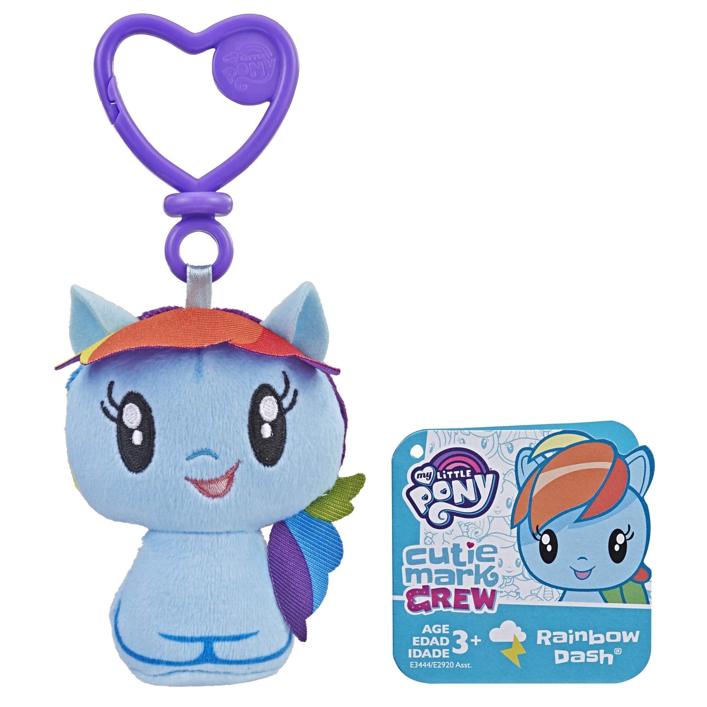 My Little Pony Cutie Mark Crew Rainbow Dash Pony Plush Clip