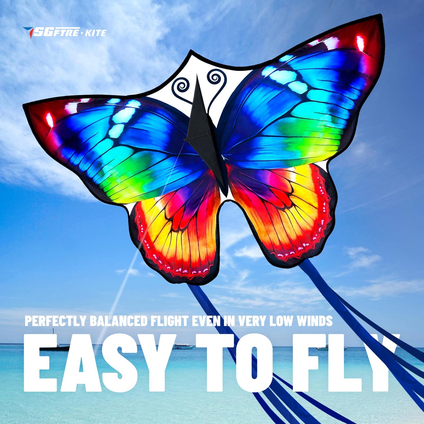 Beautiful Butterfly Kites For Kids & Adults Easy To Fly