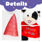 Cuteoy Happy Birthday Cow Musical Stuffed Animal Shaking Singing Dancing Plush Toy Electric Interactive Animated Plushies Gifts