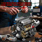 Sosuy W16 Motorized Model Engine Kit for mature-themed Men Teen  Electric Drive  Ultra-Realistic Working Replica  Home Set for Collection Fans  STEM Building Block Toy for Boy  Birthday Gift for 8+ Kid 952Pcs