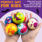 JOYIN Halloween Stress Balls - 24 PCS Squishy Toys, Small, Plastic, Orange/Black/White, Model 14953, Party Favors & Decorations
