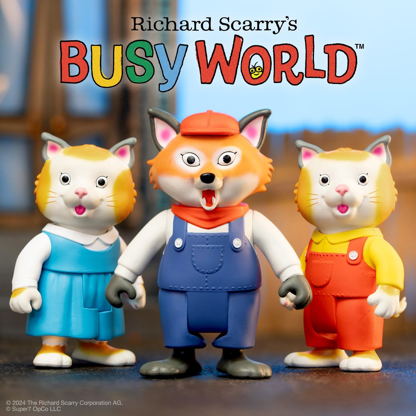 Super7 Richard Scarry Mr. Fixit - 3.75' Richard Scarry Books Action Figure With Accessory Classic Children'S Books Collectibles And Retro Toys