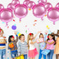 6 Pcs Mouse Head Balloons, 24'' Mouse Mylar Balloon Jumbo Mouse Head Aluminum Foil Balloons For Birthday Party Decorations Baby Shower Supplies Party Favors (Pink)