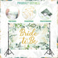 Bridal Shower Decorations, Sage Green Bachelorette Party Decorations Bride to Be Banner Backdrop Sash Veil Confetti Foil Balloon
