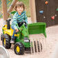 Rolly Toys John Deere Pedal Tractor With Working Loader And Backhoe Digger, Youth Ages 3+