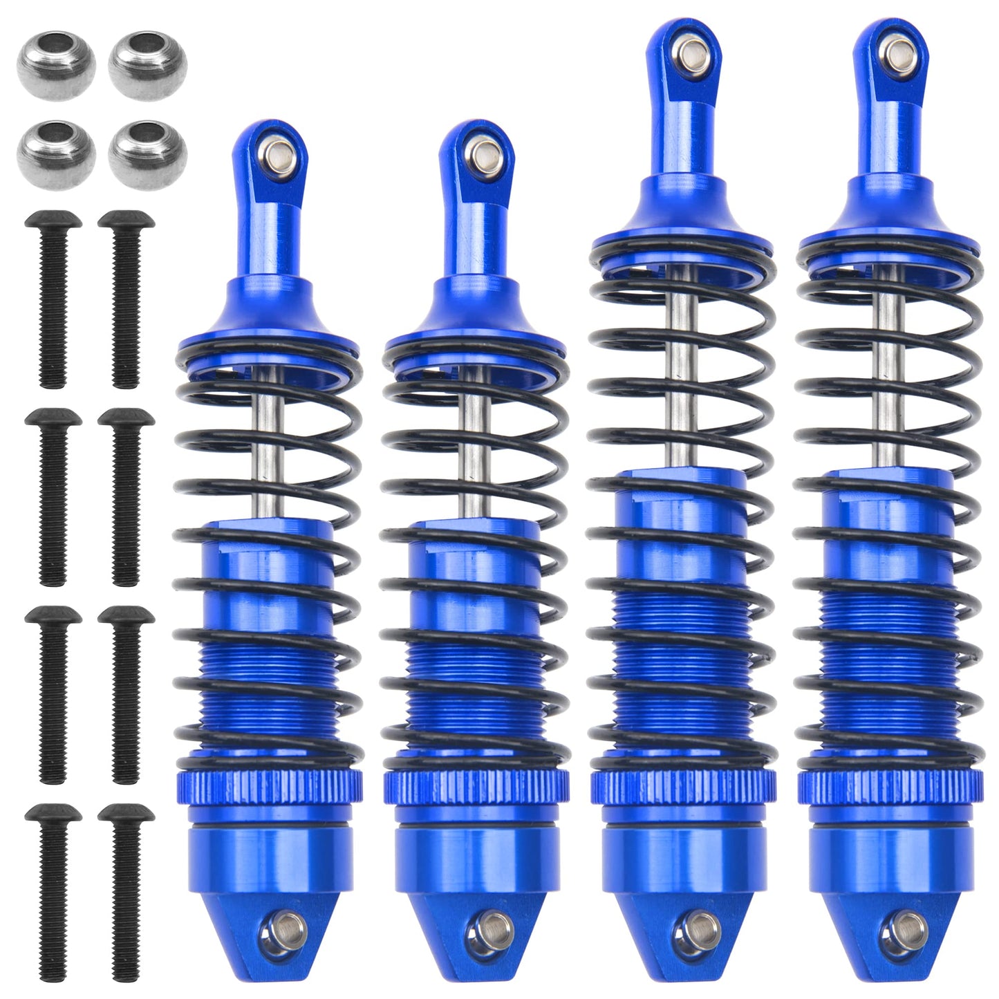Vgoohobby Full Metal Front & Rear Shock Absorber Replacement Dampers Compatible with Traxxas Slash 4x4 Rustler 4X4 Stampede 4X4
