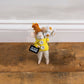 Primitives By Kathy Collectible Critter - Sunshine Mouse Felt Critter Lending A You Are My Sunshine Sentiment With Knit Sweater, Hat, And Flower Details