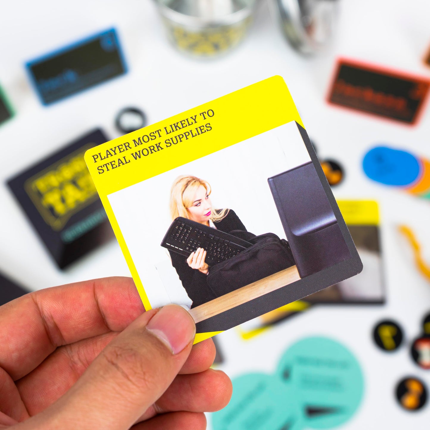 Professor PUZZLE Trash Talk Party Game - Hilarious Name & Shame - One Size - Yellow - Model LG5274